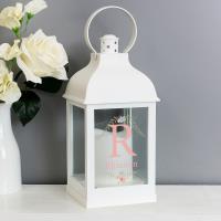 Personalised Floral Bouquet White Lantern Extra Image 1 Preview